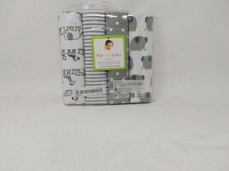 For the Baby Receiving Blankets- 4 Pack