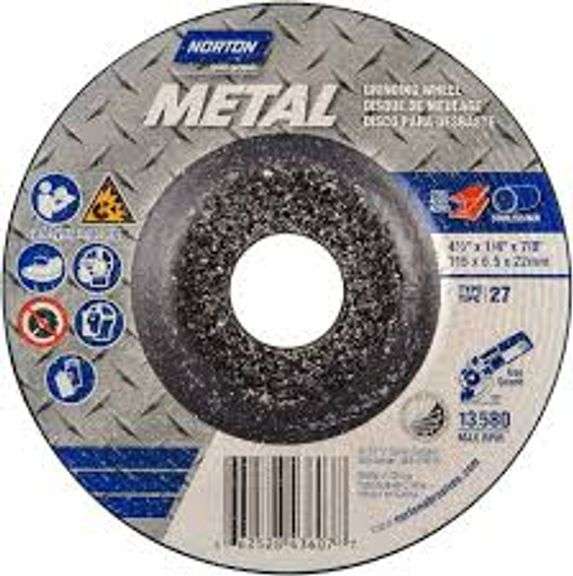 Norton Metal Grinding Wheel -7x1/4x7/8"- Type 27