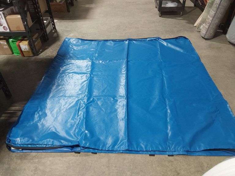 Large Blue Zip Up Tarp Bag - 8' x 92"