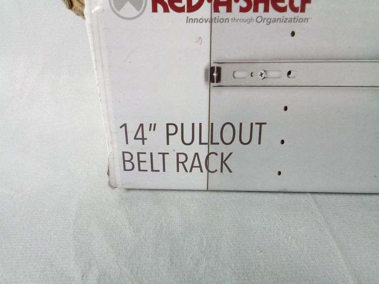 Side Mount Belt Rack Rev-A-Shelf, Side Mount Belt Rack, 14