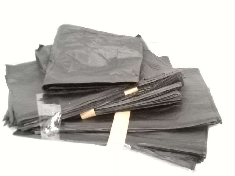 Bulk of Black Storage Bags