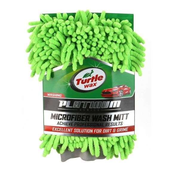 Turtle Wax Platinum Microfiber Car Wash Mitt – Green