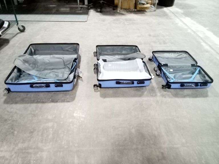 Tripcomp Hardshell Travel Luggage Suitcase Set – Purplish Blue 12