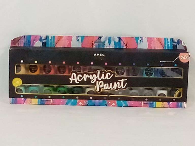 Avec, Acrylic Paint Set, 24 Pack